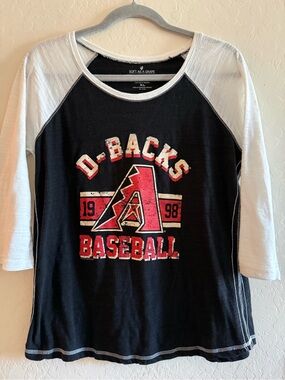 Soft as a Grape, XL, Arizona Diamondbacks raglan shirt